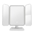 Miniatyrbillede 1 af 5: Lighted Tri-Fold Makeup Mirror med 52 LED'er 2X / 3X Forstørrende Annonce