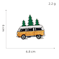 Miniatyrbilde 3 av 5: Sett med 15 datamaskiner broderte fargerike markørlandskapslapp St