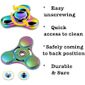 Miniatyrbild 5 av 5: Fidget Spinner Hand Spinner Toy - Lindrar stress och ångest