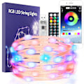 Miniatyrbild 1 av 5: 20M LED-ljusslinga, utomhus USB LED-ljusslinga med app-kon