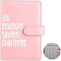 Pink, 100 kuvert udfordring mappe besparelser mappe besparelser udfordring
