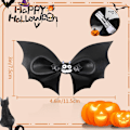 Miniatyrbilde 2 av 3: Halloween flaggermus hårspenner klips gotisk cortex hårtilbehør 2 stk fo