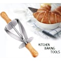 Miniatyrbillede 2 af 5: Croissant Cutter RollerCroissant Maker Rustfrit Stål Roller Sli