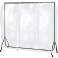Miniatyrbilde 1 av 5: 5ft 50*150*150cm Transparent Klær Klesstativ Sterk Glidelås C