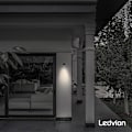 Pikkukuva 5 / 5: LED-ulkoseinävalaisin - Hiekanharmaa/Antrasiitti - Kuutio - Neliö - 1