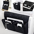 Miniatyrbillede 2 af 5: (Sort) Tom Sofa Bed Opbevaringspose, Filt Sengeside Opbevaringspose, Sof