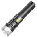 Miniatyrbillede 1 af 5: 2000 Lumen Justerbar Fokus Lommelygte, Genopladelig Lommelygte P