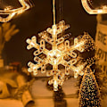 Miniatyrbild 4 av 5: 4 st Ljusstarka Jul Fönsterlampor LED Sugkopp Jul