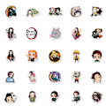 Miniatyrbillede 5 af 5: 50 stk. Ghost Killing Blade Q Edition Cartoon Personlige G