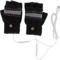 Miniatyrbillede 1 af 5: 1 par USB-opvarmede handsker, skrivehandsker, USB-opvarmede handsker strik