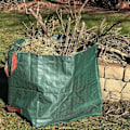 Miniatyrbillede 4 af 5: （Grøn 2 stk. 65*65CM）Haveaffaldsposer med håndtag, kraftig blad