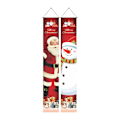 Miniatyrbillede 1 af 5: (6) Juledekorationer til verandaen, glædelig jul banner velkomst br