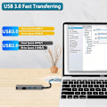 Miniatyrbillede 3 af 5: USB 3.0 Hub med 4 porte, USB C til USB 3.0 Hub til MacBook, Mac P