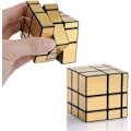Miniatyrbild 5 av 5: Spegelkub 3x3 Speed ​​Cube Guld Spegelblock Kub 3x3x3 Differ