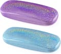 2 stk. Hard Shell Brilleetui Bling PU Læder Brilleetui Pro