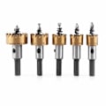Miniatyrbillede 2 af 4: 5 stk. 16-30mm HSS titanium hulsavssæt, metalbearbejdningsværktøjer