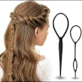 Miniatyrbillede 1 af 4: 4 sæt 8 stk. hårstyling clips Ponytail Maker Styling