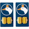 Pikkukuva 1 / 5: 2 kappaletta Duck Kaka -luudan ripustin - Vahva liimamopsiri K