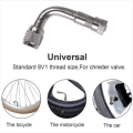 Miniatyrbilde 3 av 5: 2-pak Universal Motorsykkel Scooter Ventilforlengelsesadapter Messing