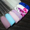 Miniatyrbild 4 av 5: Displaytips / display för nagellackprover 50*2 runda Transpa