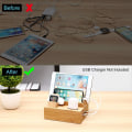 Miniatyrbilde 4 av 5: Bambus Multi-Device Ladestasjon og Oppbevaringsboks, Univer
