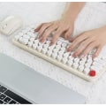 Pikkukuva 1 / 4: 68 näppäintä, valkoinen langaton näppäimistö ja hiiriyhdistelmä, USB ja Type-C 2