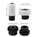 Miniatyrbilde 2 av 4: 4 stk krokdrev for Singer, slitesterk universal driv i plast
