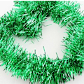 Miniatyrbilde 1 av 5: 5 stk juleglittergirlander i metallisk folie 2m gran girlander glitter de