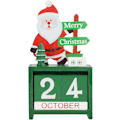 Miniatyrbillede 1 af 5: Julekalender i træ til nedtælling til jul