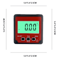 Miniatyrbilde 4 av 4: Tiltmeter, digitalt tiltmeter magnetisk 4 * 90 grader 3-knapps digi