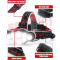Miniatyrbilde 2 av 5: Oppladbar hodelykt, Super Lumen 18000, 8 LED-lysmoduser, P