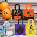 Miniatyrbild 5 av 5: 24 Halloween-godispåsar, godispåsar godis, Halloween-handväska present