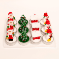 Miniatyrbilde 1 av 5: 12 Mini Duftende Julelys, 4 Design, 5x4cm - Ch