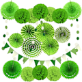 Pikkukuva 1 / 5: Paper fan flower party decoration (5