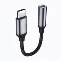 Miniatyrbild 2 av 5: USB C till 3,5 mm-uttag, USB C 3,5 mm-adapter, USB C-aux-adapter