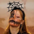 (Svart) Halloween Spindelväv Hårbåge Cosplay Maskerad Spindel