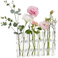 Miniatyrbild 2 av 5: （6PCS）7.09in-1.18in Glasblomvaser, Ledade Blomtesttub