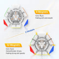 Miniatyrbild 3 av 5: Skewb, Speed ​​Cube Cube Pedagogisk Presentleksak (8 Magneter)