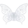 Miniatyrbilde 1 av 5: 50 x Butterfly Serviettringer, Perlemor Serviettringer i Papir, til Bryllup