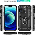Miniatyrbillede 2 af 5: iPhone 14 Pro Etui, Ekstrem Beskyttelse Militær Rustning Dobbelt Lag