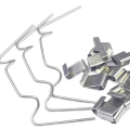 Miniatyrbilde 4 av 4: 100 stk drivhusklemmer for glass, rustfritt stål drivhusklemmer