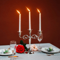 Miniatyrbilde 2 av 5: 3 Lysestaker for Bryllup, Sink Legering Stearinlys, Spisebord, Ca