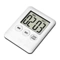 Digital timer med magnet - kökstimer vit
