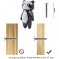 Pikkukuva 1 / 4: (Panda) 4 kpl keraamiset ovikahvat kaapin nupit kaapin kahva Ani