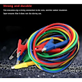 Miniatyrbillede 2 af 5: 5 x Testledninger Dobbelt Ende Alligator Clips Kobber Clips Heavy Du
