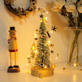 Miniatyrbild 4 av 5: LED julbelysning sovrum snöflinga dekoration julbelysning