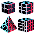 Pikkukuva 1 / 5: Nopeuskuutiosarja, palapelikuutiopaketti 2x2 3x3 4x4 Pyramid Speed