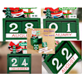 Miniatyrbillede 4 af 5: Julekalender i træ til nedtælling til jul