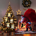 Miniatyrbillede 4 af 5: LED USB-lyskæde, 3D-juledekoration, festlig dekoration