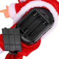 Miniatyrbild 4 av 5: Dansande och sjungande jultomte, elektrisk röd jultomtefigur